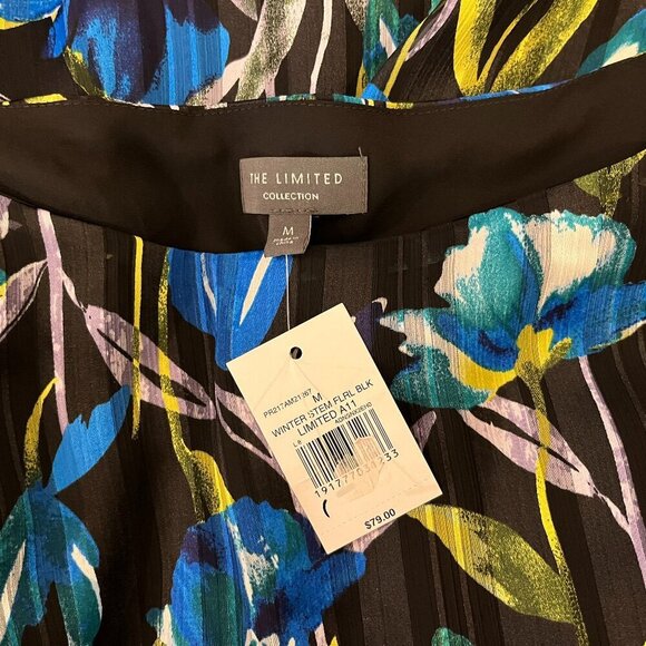 The Limited Women's Winter Stem Floral Blouse - Size Medium - NWT $79 - Picture 5 of 5